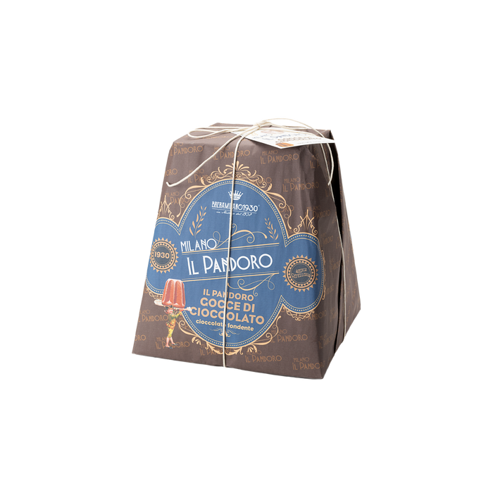 Brera Milano 1930 - Pandoro Antica Offelleria con Gocce di Cioccolato 70% Kg 1