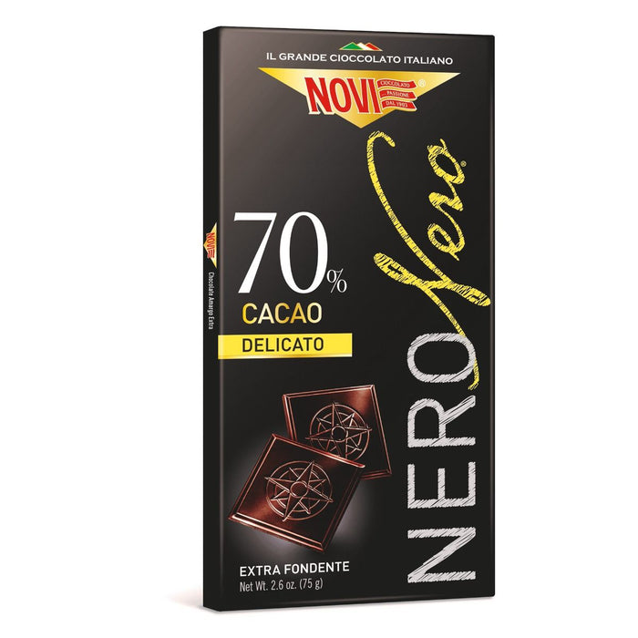 Tavoletta Nero Fondente 70% Cacao Delicato 75g