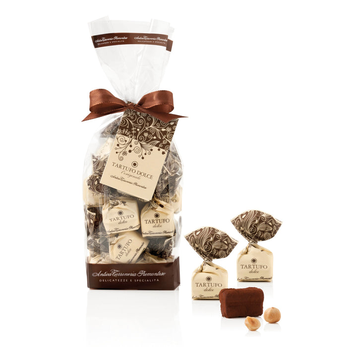 Antica Torroneria Piemontese - Tartufi Dolci Neri g 200 - Senza Glutine