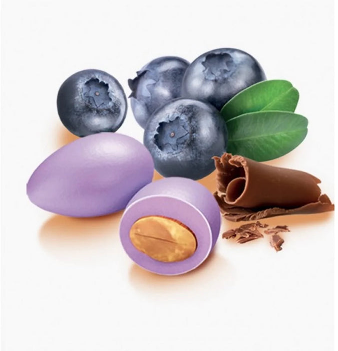 Confetti Ciocco Mandorla Mirtillo g 500  Colore Viola (95 pz) — Dolce  Pausa store