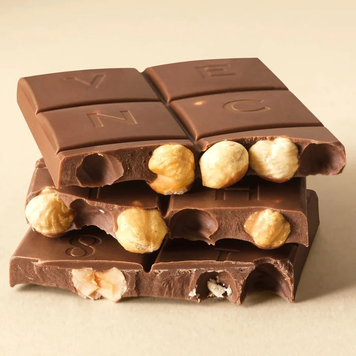 Venchi - Tavoletta Cioccolato al latte nocciolata g 95 - Senza Glutine