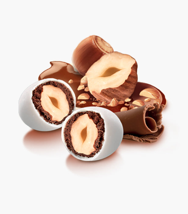 Confetti Papa - Cioccolato e Nocciola kg 1 | Ciocconocciolone | Colore Bianco