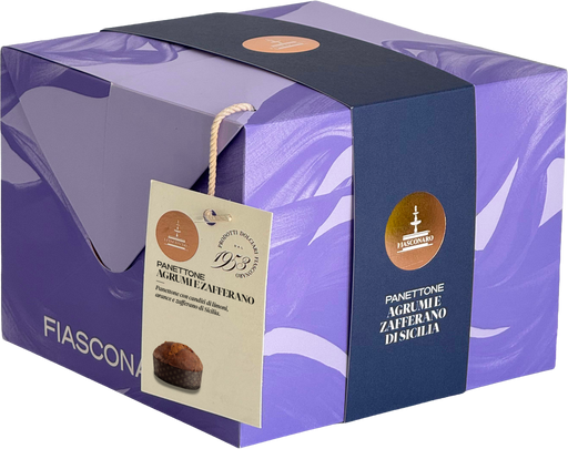 Fiasconaro - Panettone Agrumi e Zafferano di Sicilia g 750 - Linea alla frutta