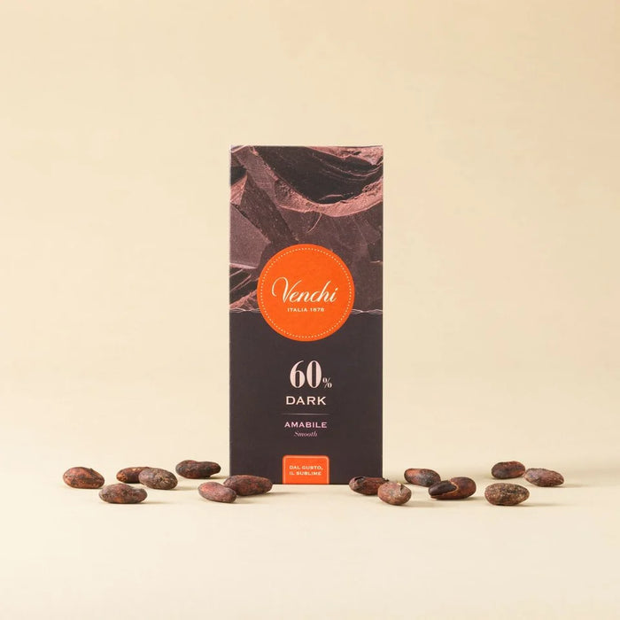 Venchi - Tavoletta Cioccolato Extra Fondente 60% g 78 - Senza Glutine