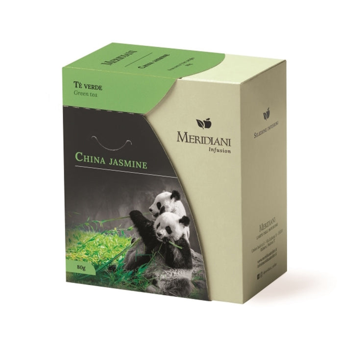 Meridiani - China Jasmine - Tè Verde in foglia al Gelsomino 80g