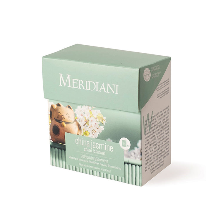 Meridiani - China Jasmine Tè Verde al Gelsomino 15 filtri