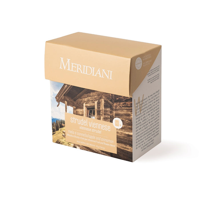 Meridiani - Strudel Tirolese - Infuso Mela e Cannella 15 filtri