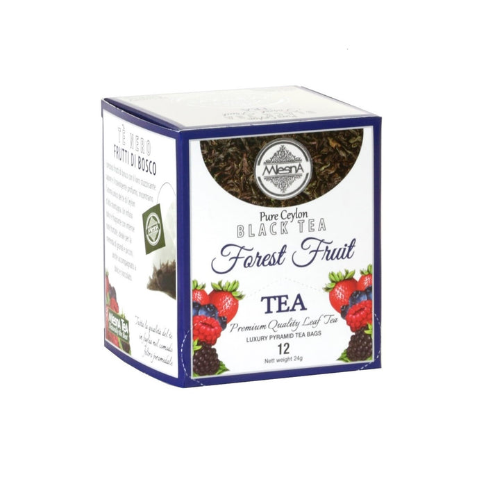 Mlesna Tea Ceylon - Forest Fruit - Tè ai Frutti di Bosco 12 filtri piramidali