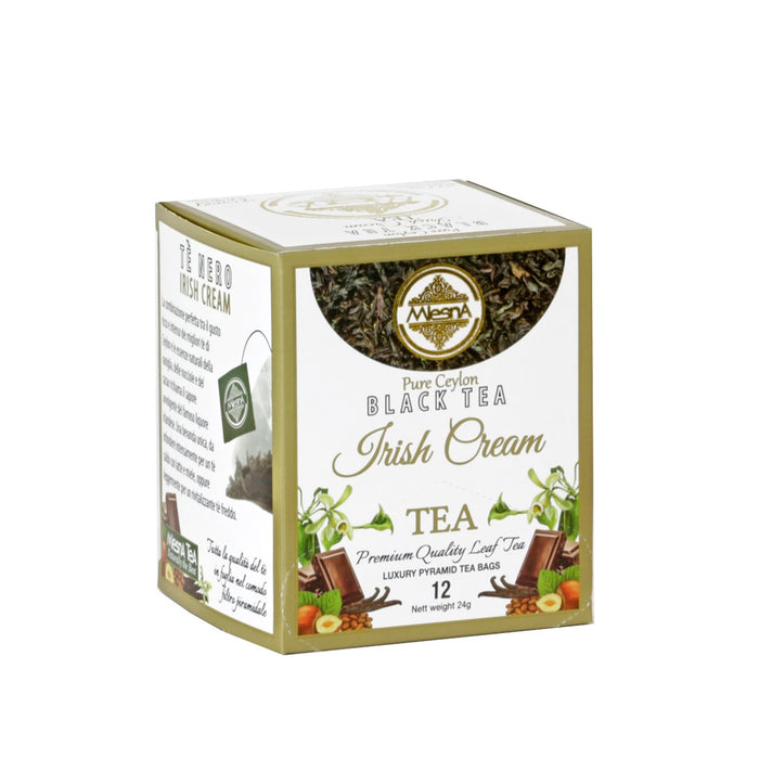Mlesna Tea Ceylon - Irish Cream - Tè Nero Irish Cream 12 filtri piramidali