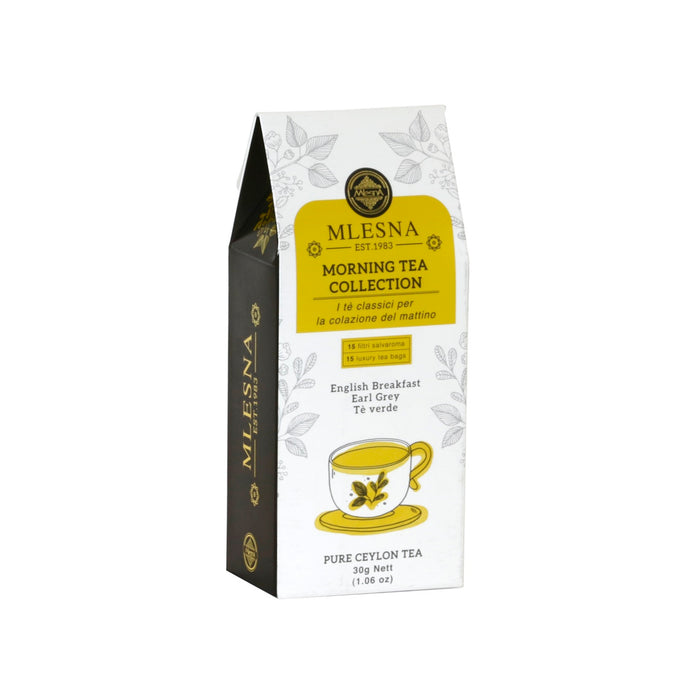 Mlesna Tea Ceylon - Tea Morning Collection - Tè assortiti per la colazione 15 filtri