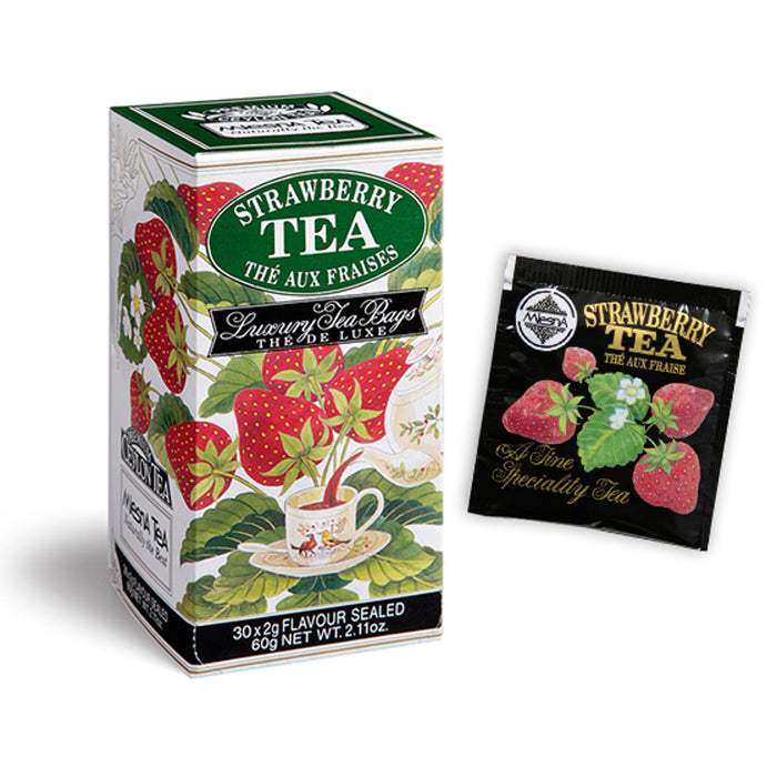 Mlesna Tea Ceylon - Tè Nero alla Fragola 30 filtri