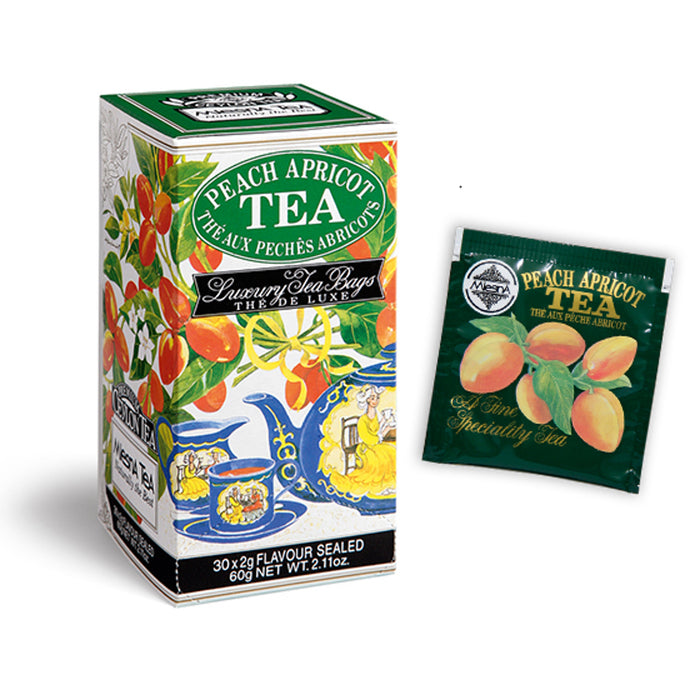 Mlesna Tea Ceylon - Tè Nero Pesca e Albicocca 30 filtri