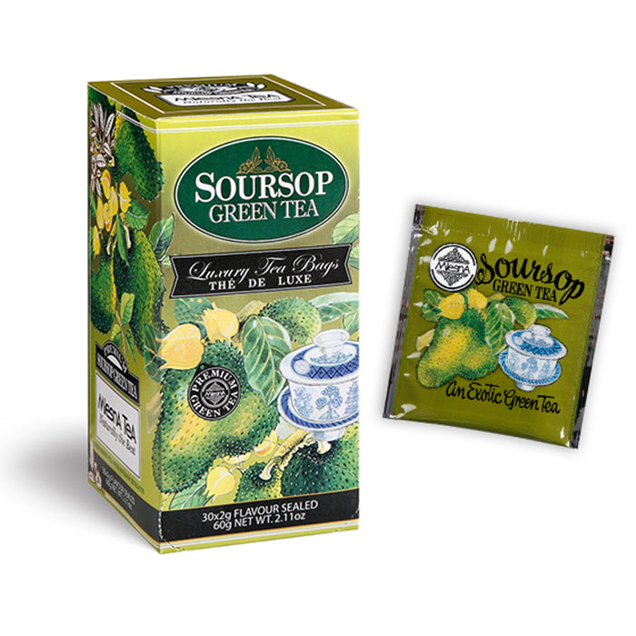 Mlesna Tea Ceylon - Tè Verde al Soursop 30 filtri