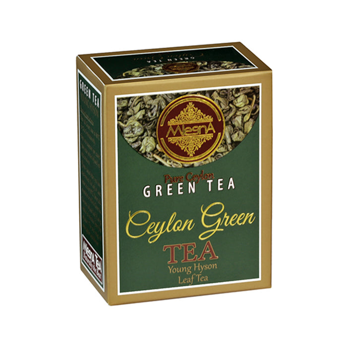 Mlesna Tea Ceylon - Tè Verde in foglia Green Tea di Ceylon Astuccio da g 100