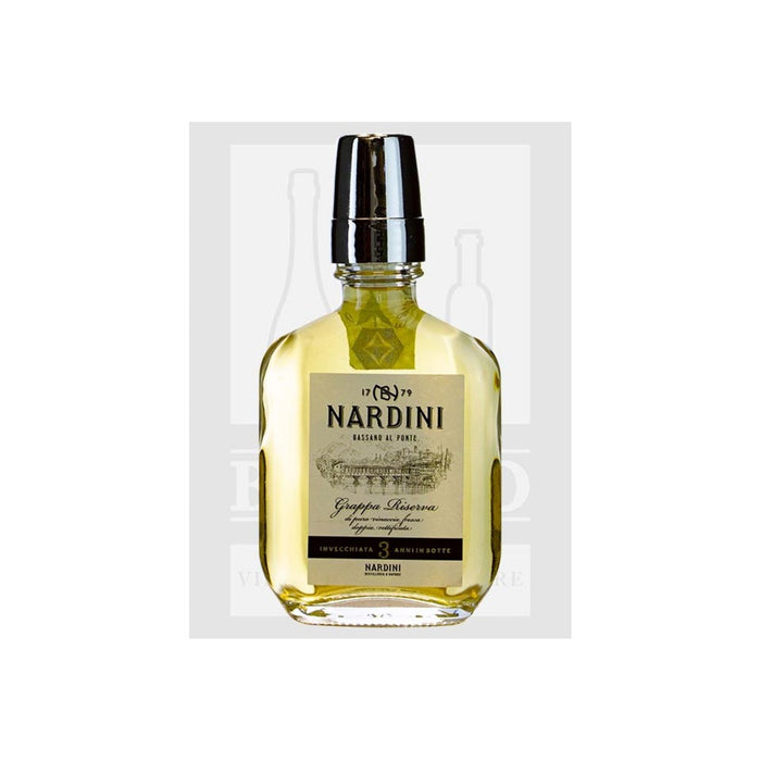 Distilleria Nardini - Bottiglia Tascabile Grappa Riserva 3 anni Nardini cl 10