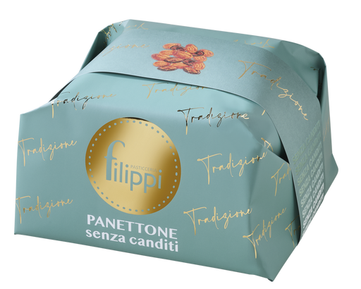 Pasticceria Filippi - Panettone Tradizione Senza Canditi kg 1