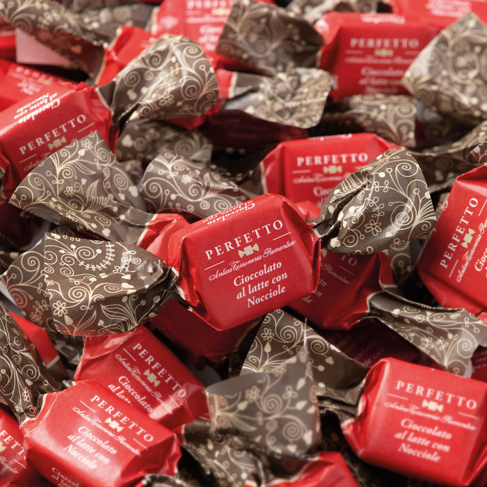 Antica Torroneria Piemontese - Cioccolatino Perfetto al Latte e Nocciole - Senza Glutine