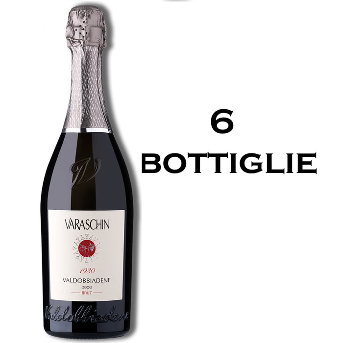 Varaschin - 6 bottiglie Valdobbiadene Prosecco Superiore Brut DOCG cl 75