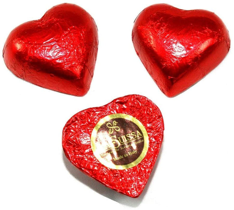 Cuori Rossi Cioccolatini Latte ripieni Crema Gianduia Kg 1 - Senza Glutine
