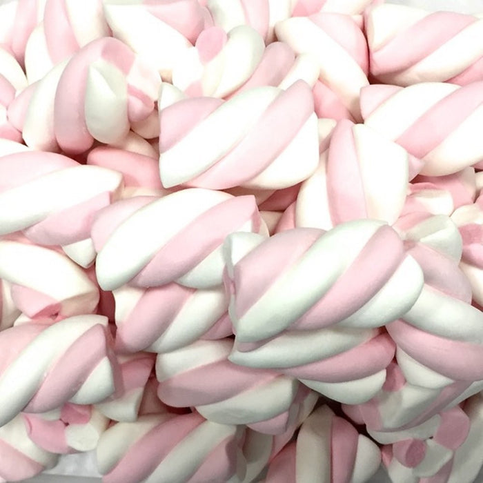 Marshmallow Treccia Bianco Rosa kg 1 - Senza Glutine