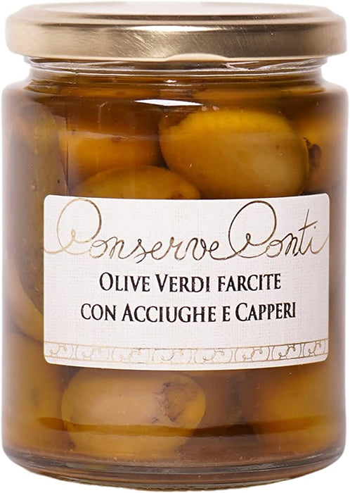 Olive ripiene acciughe Conserve Conti  ml 314