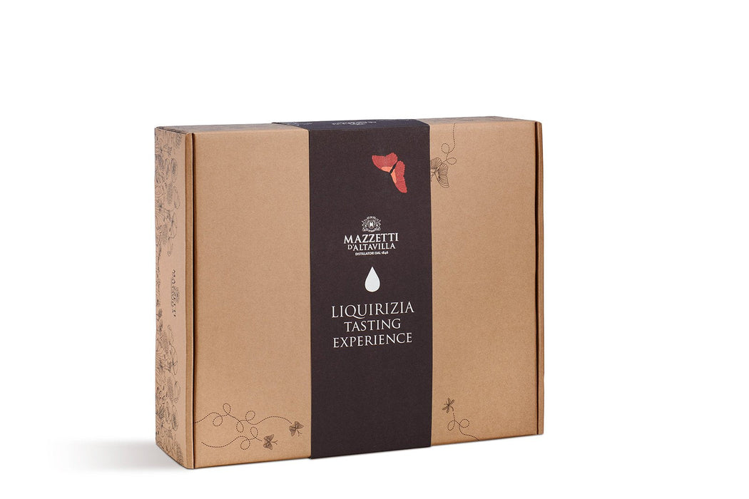 Confezione Regalo con Liquore Liquirizia, 2 Bicchieri, Candela profumata | Mazzetti d'Altavilla