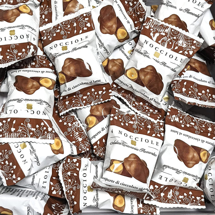 Antica Torroneria Piemontese - 4 Nocciole Ricoperte Cioccolato al Latte g 500
