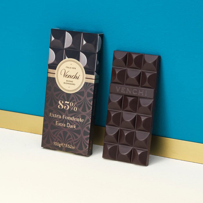Venchi - Tavoletta Cioccolato Extra Fondente 85% g 100 - Senza Glutine