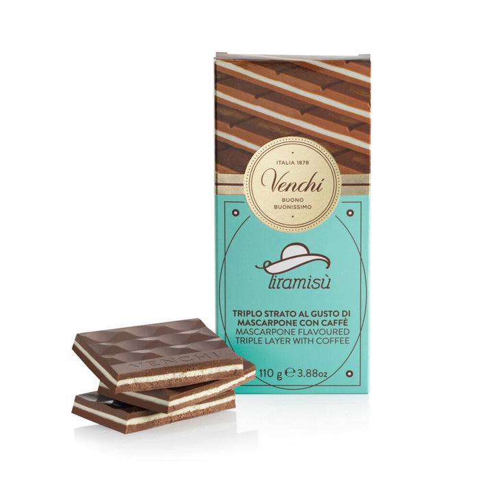 Venchi - Tavoletta cioccolato Tiramisù g 110 - Senza Glutine
